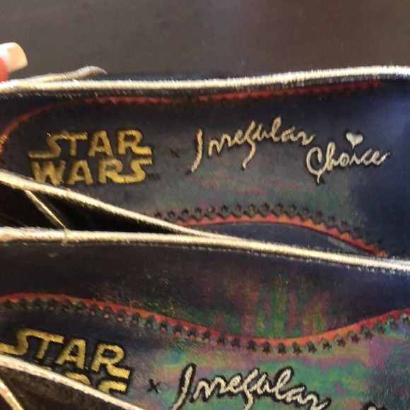 Irregular choice Disney Dark Vader flats size 7 - Picture 2 of 7